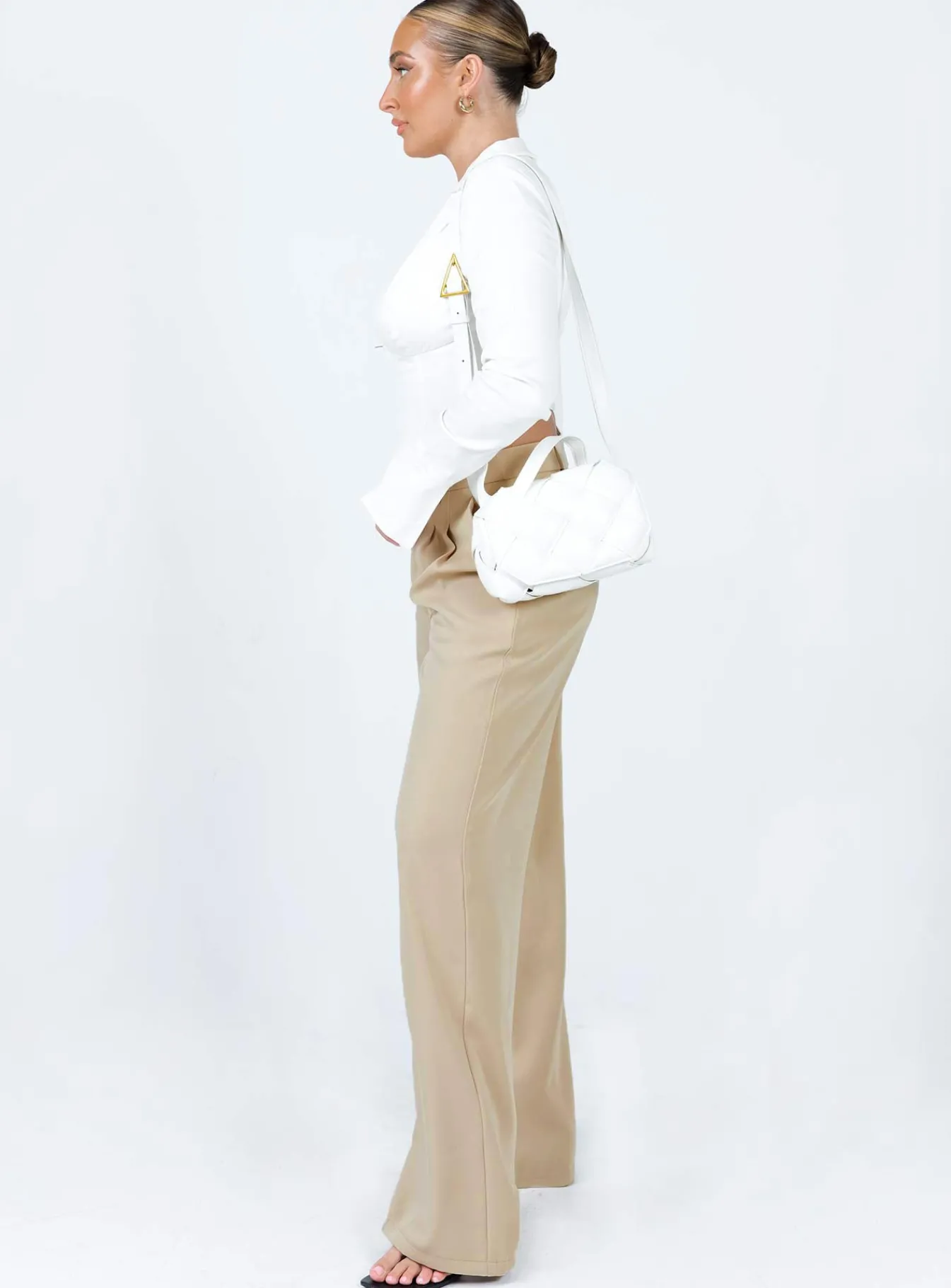 Princess Polly Archer Pantseco Tall Taupe Clearance