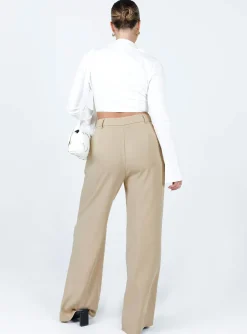 Princess Polly Archer Pantseco Tall Taupe Clearance