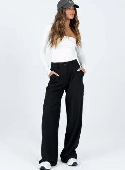 Princess Polly Archer Pantslower Impact   Black Store