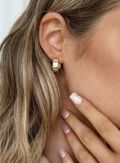 Princess Polly Archoplated Earrings   Gold Store