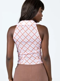 Princess Polly Ardell Top Pink  Multi Best