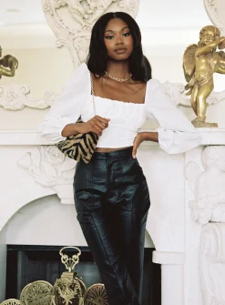 Princess Polly Ariah Long Sleeve Top White Online