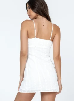 Princess Polly Arison Mini Dress  White Fashion