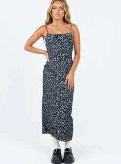 Princess Polly Arkana Maxi Dressfloral   Black Discount