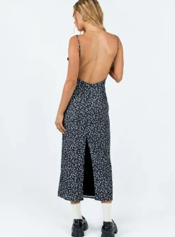 Princess Polly Arkana Maxi Dressfloral   Black Discount