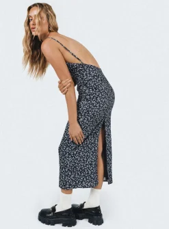 Princess Polly Arkana Maxi Dressfloral   Black Discount