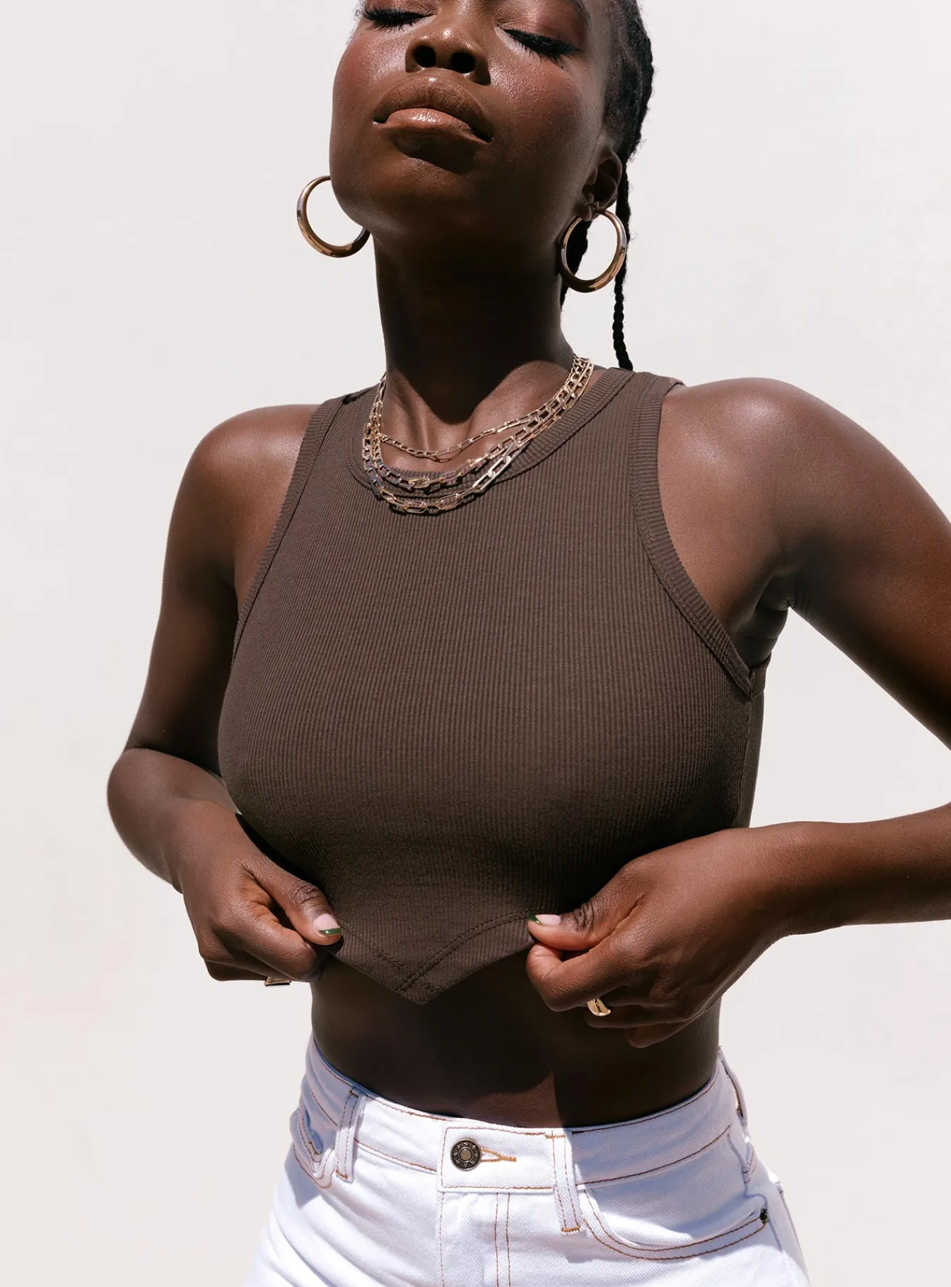 Princess Polly Arlo Top Brown Shop