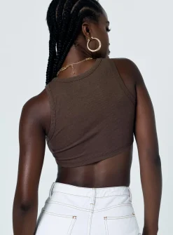 Princess Polly Arlo Top Brown Shop