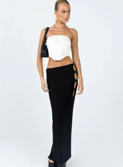Princess Polly Armona Strapless Top  Cream Best Sale