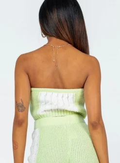 Princess Polly Artesia Strapless Top  Green Online