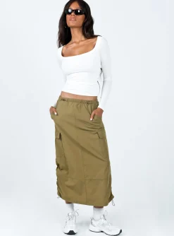 Princess Polly Arthie Long Sleeve Toplow Impact   White Shop