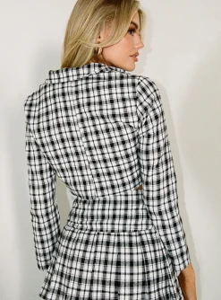 Princess Polly As If Blazer/ White Black Online
