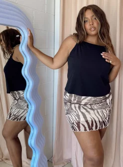 Princess Polly Ashby Topcurve   Black Cheap