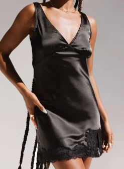 Princess Polly Athenia Mini Dress  Black Shop