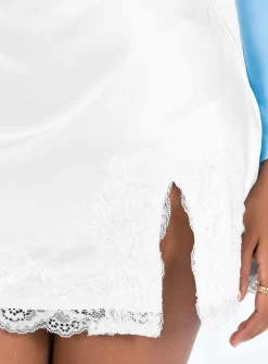 Princess Polly Athenia Mini Skirt  White Best
