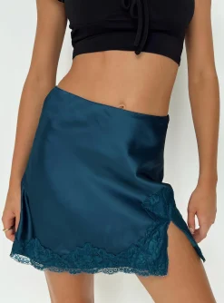 Princess Polly Athenia Mini Skirt  Navy Online