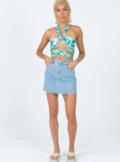 Princess Polly Atkins Topfloral   Green Best Sale