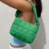 Princess Polly Auora Quilted Shoulder Bag  Green Flash Sale