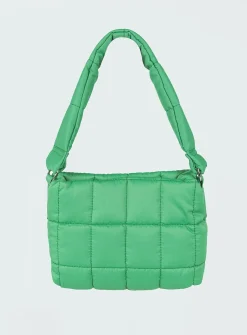 Princess Polly Auora Quilted Shoulder Bag  Green Flash Sale