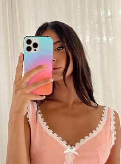 Princess Polly Aura Iphone Case Orange  Multi Outlet