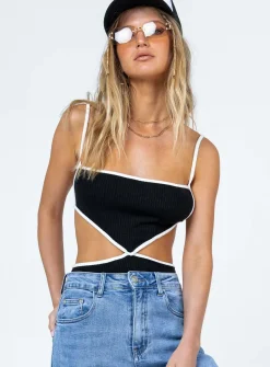 Princess Polly Austen Bodysuit  Black Hot