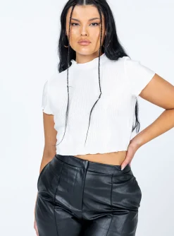Princess Polly Austyn Top  White Clearance