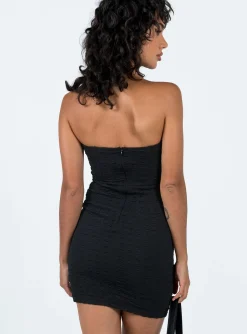 Princess Polly Avalon Strapless Mini Dress Black Sale