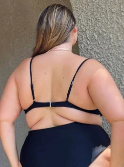 Princess Polly Avani Bikini Topcurve   Black Store