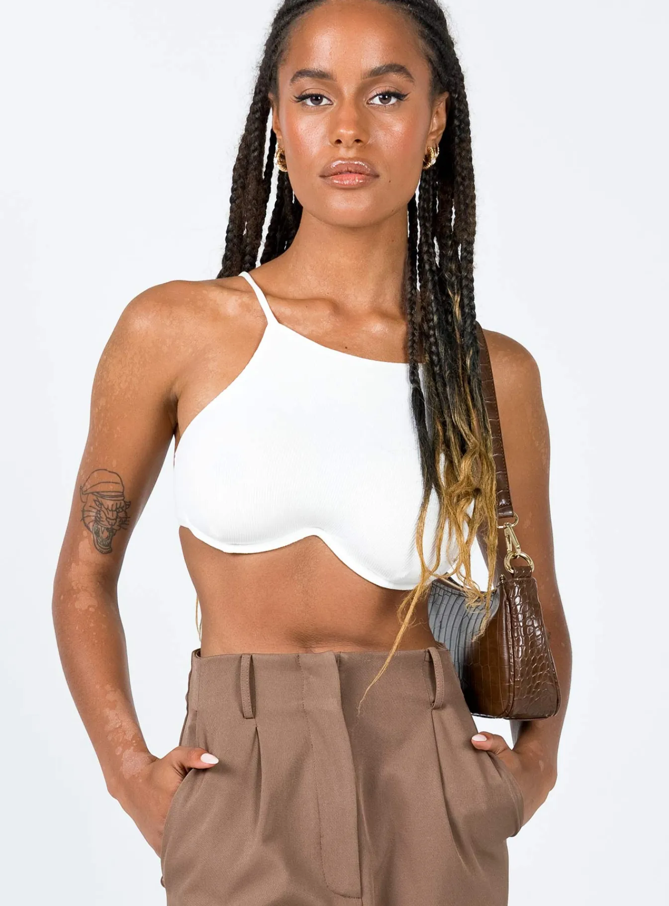 Princess Polly Averia Top White Hot