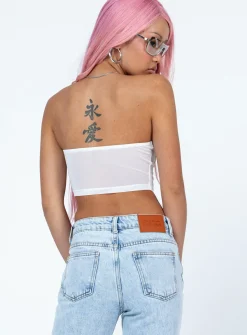 Princess Polly Averill Top  White Hot