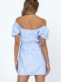 Princess Polly Aviana Mini Dress Blue Fashion