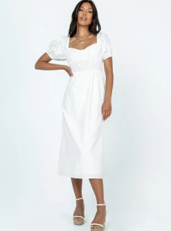 Princess Polly Avianna Midi Dress  White Online