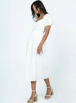 Princess Polly Avianna Midi Dress  White Online