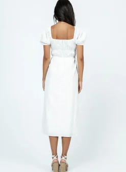 Princess Polly Avianna Midi Dress  White Online