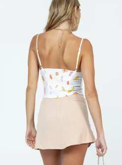 Princess Polly Avril Mini Skirt  Beige Best