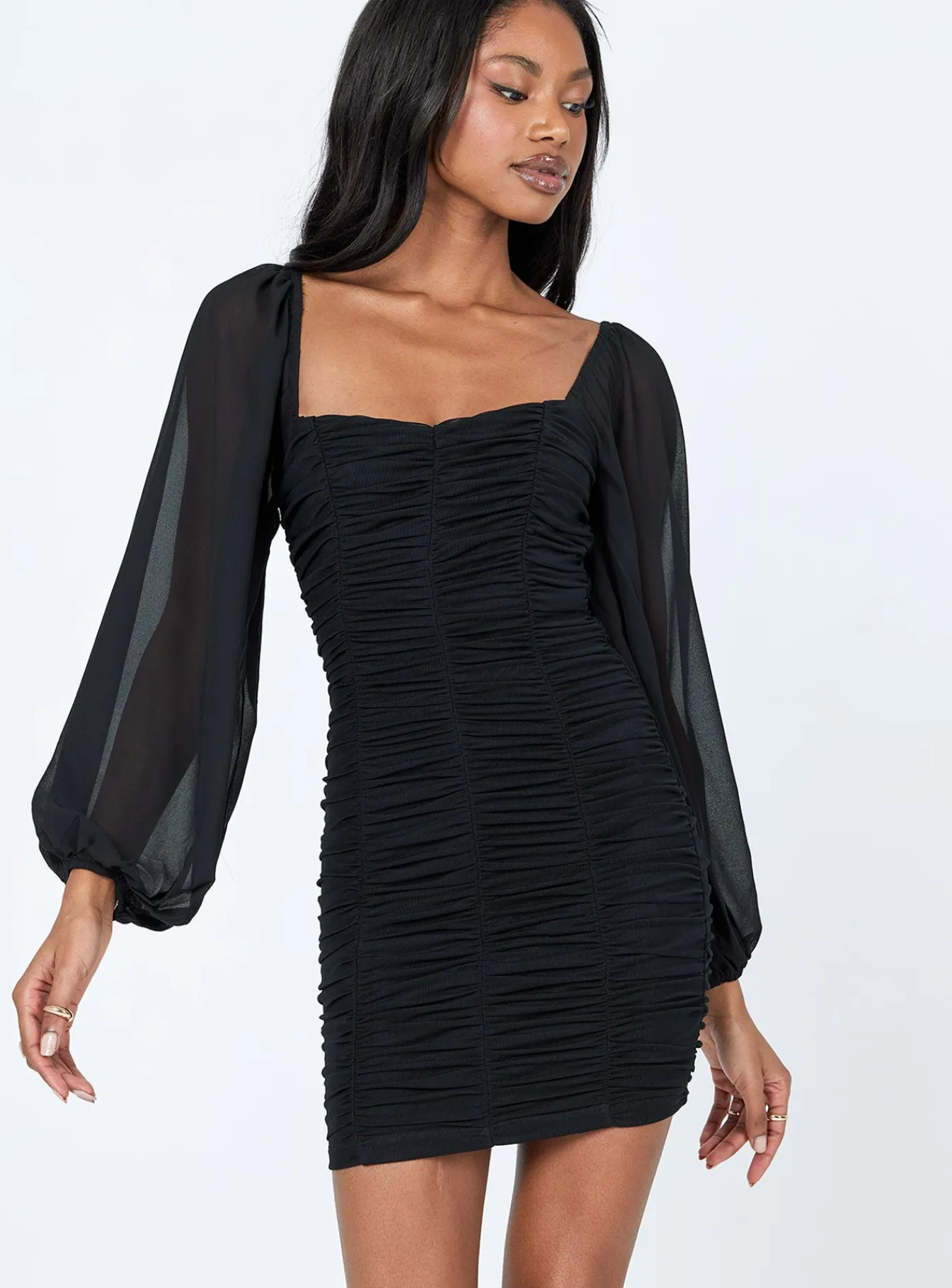 Princess Polly Axel Mini Dress Black Outlet