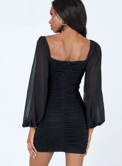 Princess Polly Axel Mini Dress Black Outlet