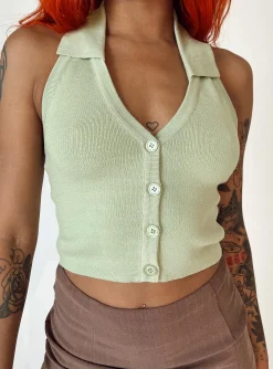 Princess Polly Aydin Top Light  Green Shop