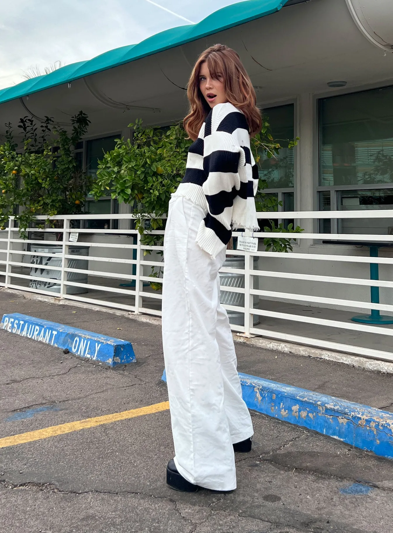 Princess Polly Ayla Linen Pants White Discount