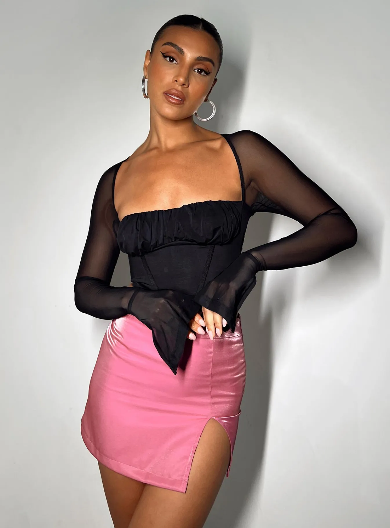 Princess Polly Ayres Mini Skirt Pink Sale
