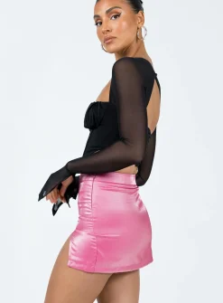Princess Polly Ayres Mini Skirt Pink Sale
