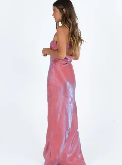 Princess Polly Aysa Strapless Maxi Dress Pink Cheap