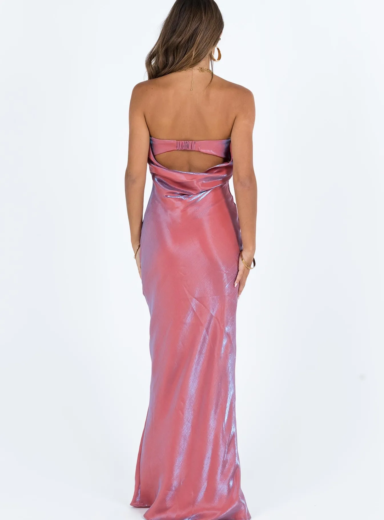 Princess Polly Aysa Strapless Maxi Dress Pink Cheap