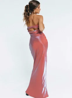 Princess Polly Aysa Strapless Maxi Dress Pink Cheap