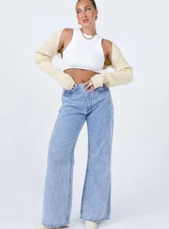 Princess Polly Aytan Bolero Sweater  Beige Best Sale