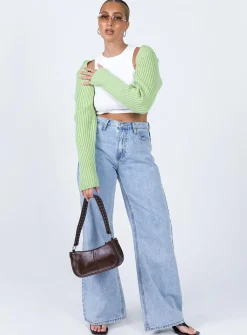 Princess Polly Aytan Bolero Sweater  Green Fashion
