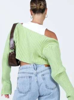 Princess Polly Aytan Bolero Sweater  Green Fashion