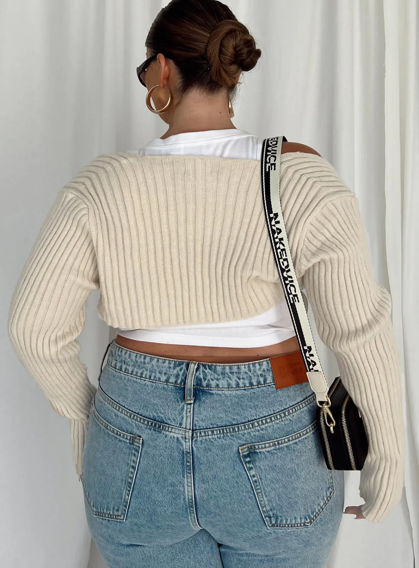 Princess Polly Aytan Bolero Sweatercurve Beige Best Sale