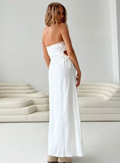 Princess Polly Azie Maxi Dress White Discount