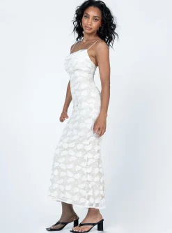 Princess Polly Azra Maxi Dress  White Cheap